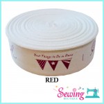 TAPE 4CM-RED & BLUE (PER YARD)